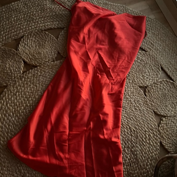 Red silk mini dress from 437 - Picture 1 of 1